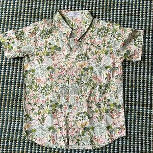 Luna & Moon kids boys button down shirt, size 3-4
